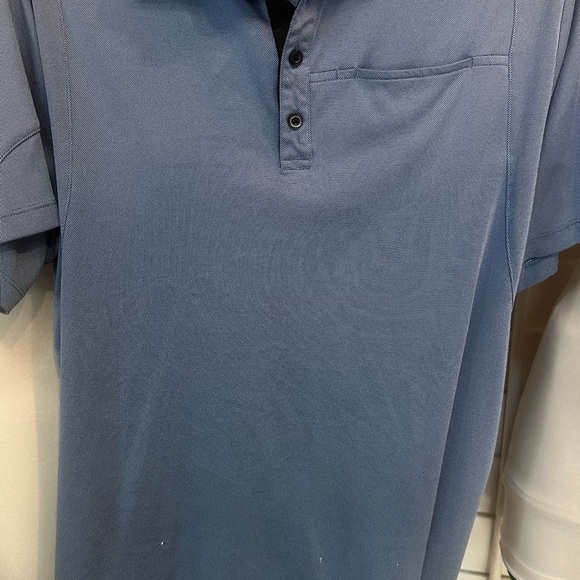 Men's Toyota branded Lite Blue Golf Polo Shirt Large - Picture 4 of 4
